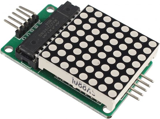 HALJIA MAX7219 Dot Matrix MCU LED Display Control Module Kit Compatible with Arduino With Dupont Cable - Image 2