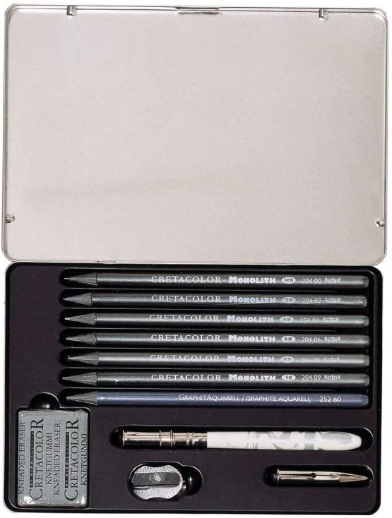 Cretacolor 204 30 Monolith Set 11 Pieces with Eraser and Sharpener - Image 2