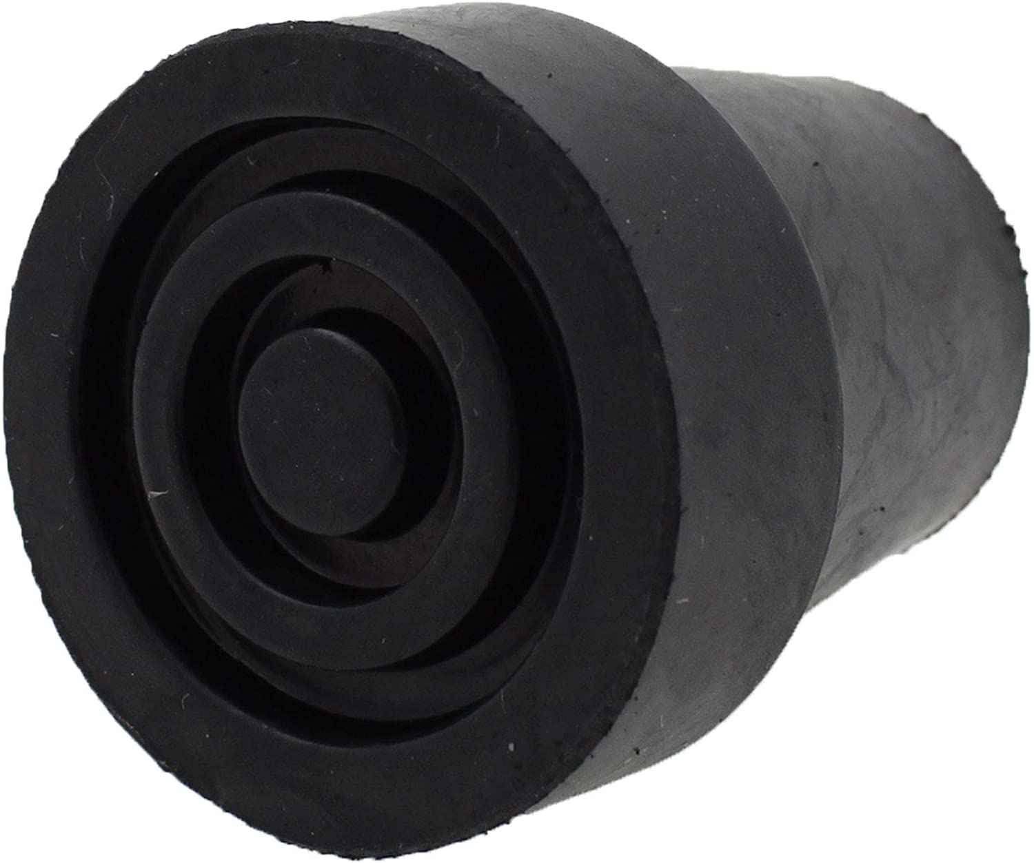 Z-Tec Folding Walking Cane Rubber Ferrules 20mm Black (4) - Image 2
