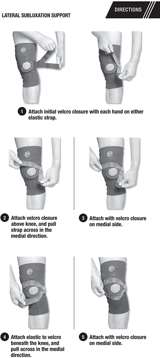 Pro-Tec Athletics Small J-LAT Lateral Subluxation Support for Left Knee - Image 4