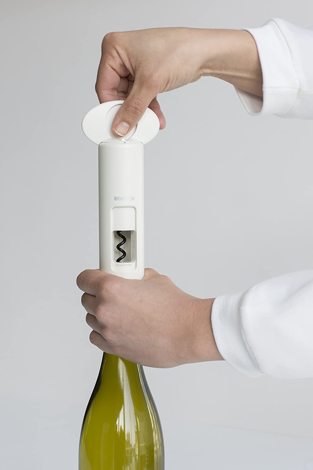Brabantia 297625 Classic Corkscrew - White , 20 x 8 x 6 cm, 1 Unité (Lot de 1) - Image 3