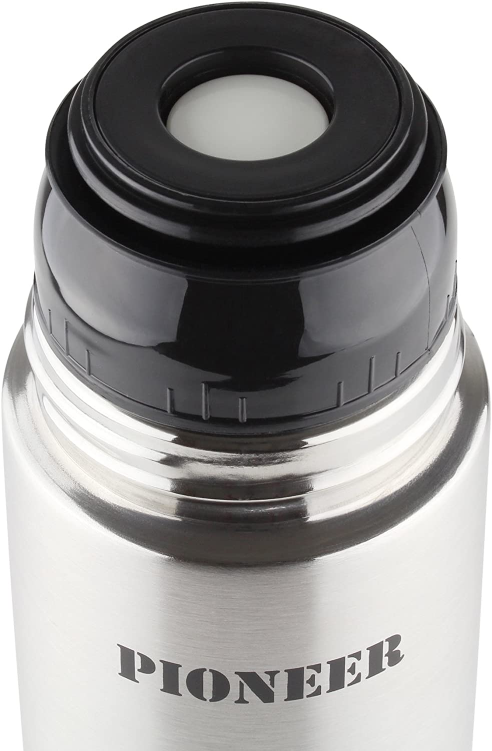 Pioneer Flasks SVF1000 Pioneer Insulated Vacuum 1000ml 1 Litre Travel Flask, 18/10 Stainless Steel - Keeps Drinks Hot for 8 Hours - Image 4