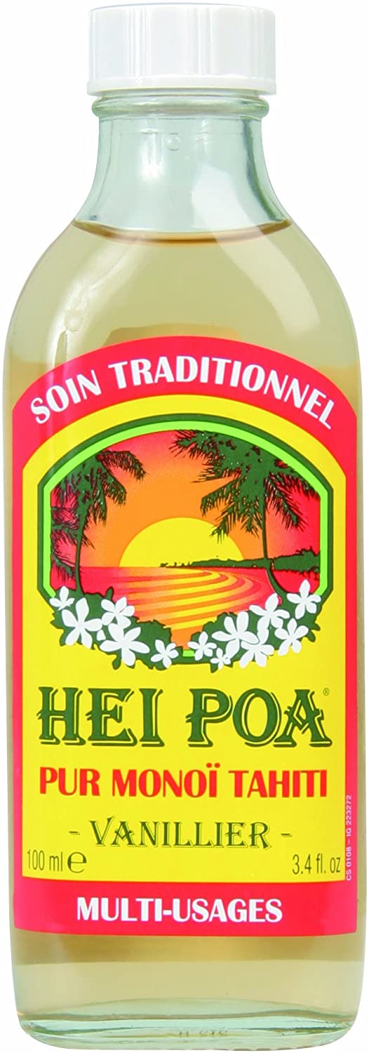 Hei Poa Traditional Monoi Oil (Vanilla), 100 ml (Pack of 1)