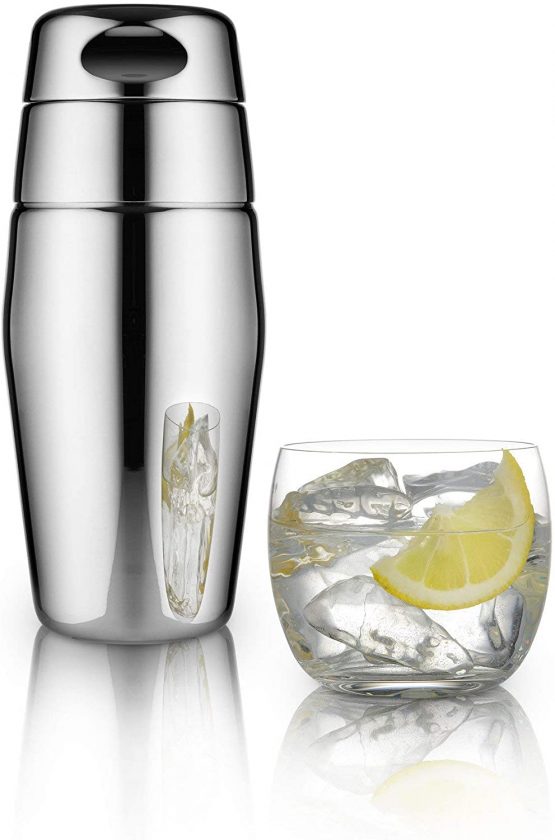 Alessi Cocktail Shaker in 18/10 Stainless Steel Mat - Image 2