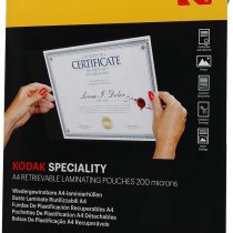 KODAK | Size A4 Retrievable Laminating Pouches | Pack of 10 | 200 Micron Thickness | KODAK Brand Quality, KD-LMA4RET-PK10F