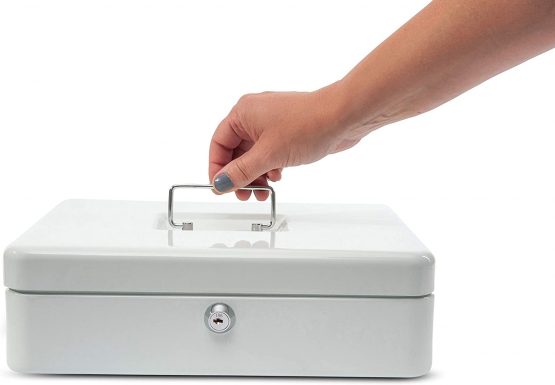 Maul 30 x 24.5 x 9 cm Cash Box 4 - White - Image 3