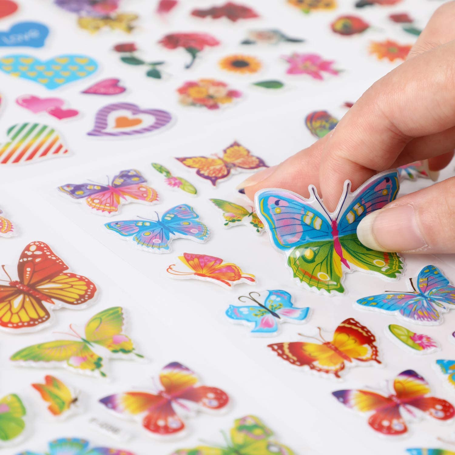 HOWAF 50 Sheets 3D Stickers for Kids Toddlers 900+ Puffy Stickers Children Stickers for Craft Scrapbooking Rewarding Gifts Kids Party Bag Fillers - Image 4
