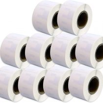 10x Prestige Cartridge 28mm x 89mm Address Labels Compatible with 99010 (130 Labels per Roll)