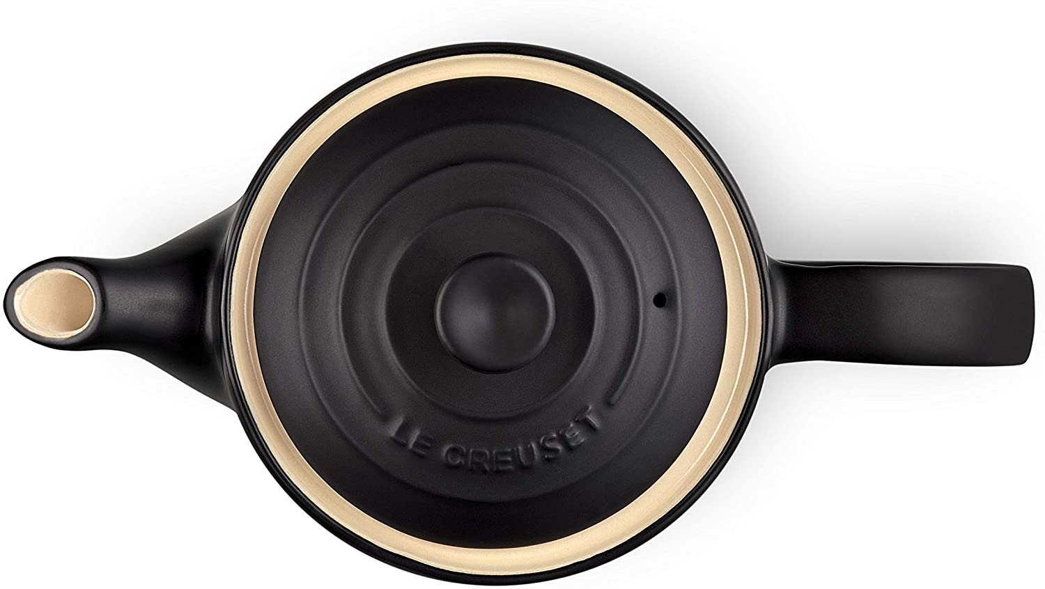 LE CREUSET Stoneware Grand Teapot, 1.3 Litres, Serves 4 Cups, Satin Black, 91011013000000, 23.00 x 13.00 x 17.50 cm - Image 4