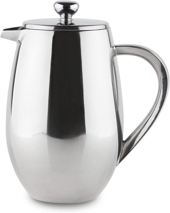 Café Olé BFD Cafetière, Stainless Steel, Mirror Finish, 1 Mug (350ml) - Image 2