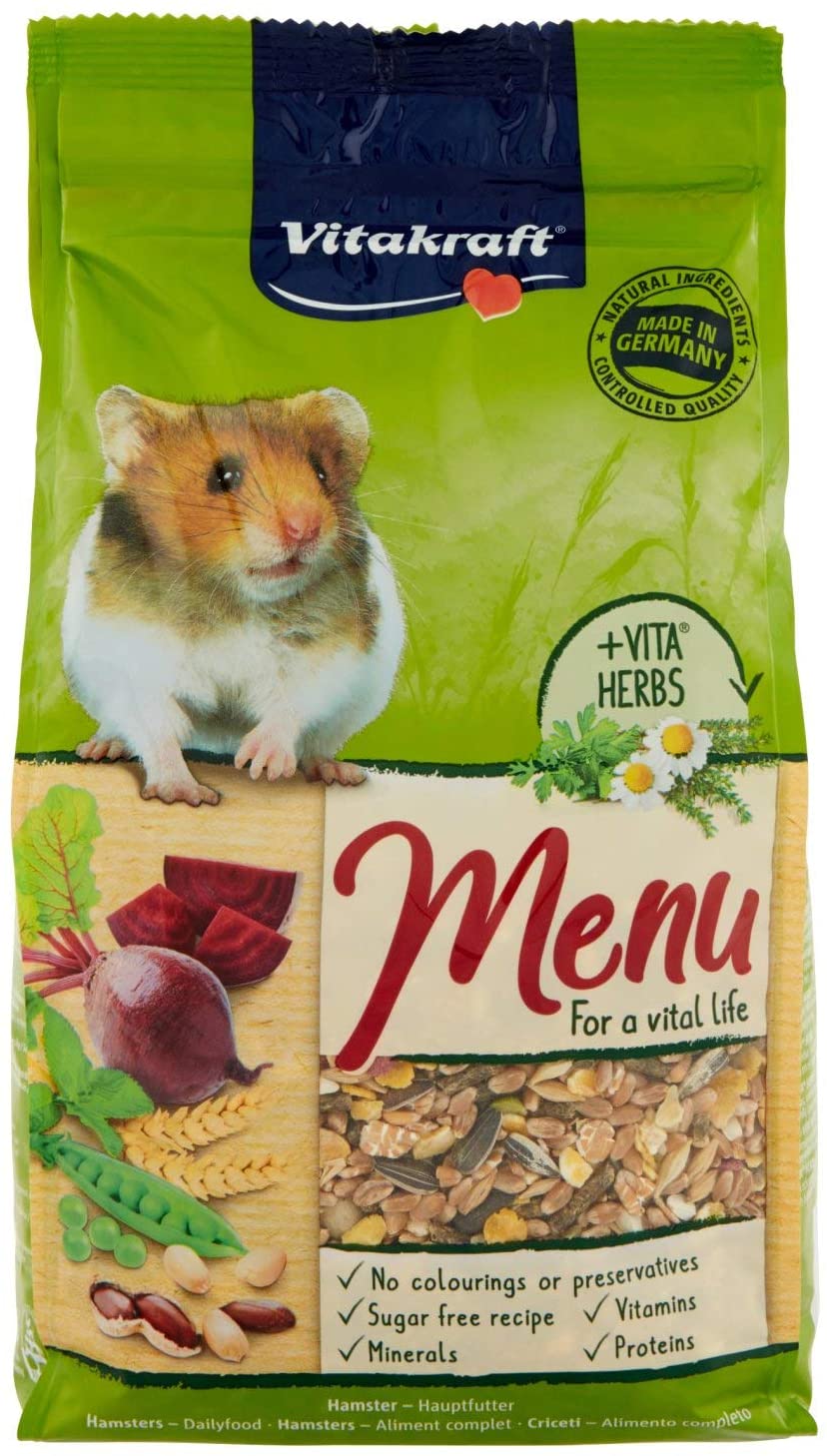 Vitakraft Menu Vital Hamster Food, 1 kg, 1 kg (Pack of 1)