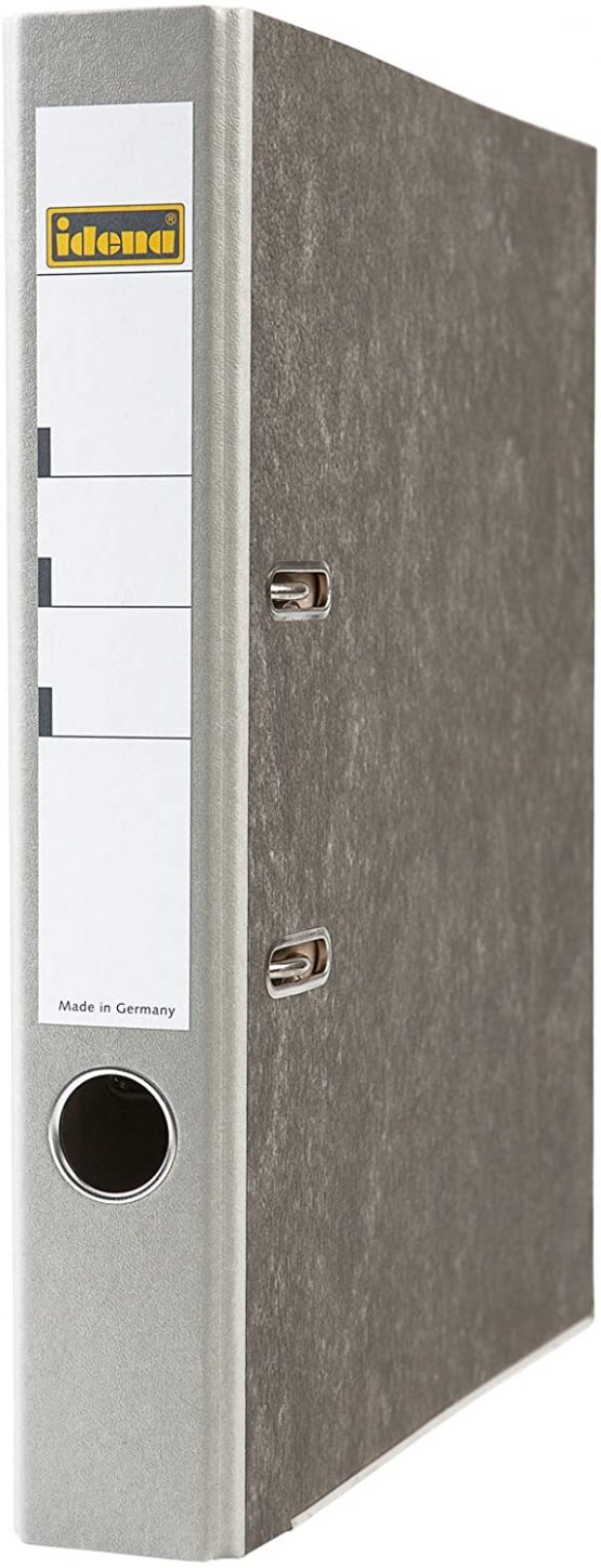 IDENA ORDNER A4 5 cm FSC-Mix, Cloudy Grey