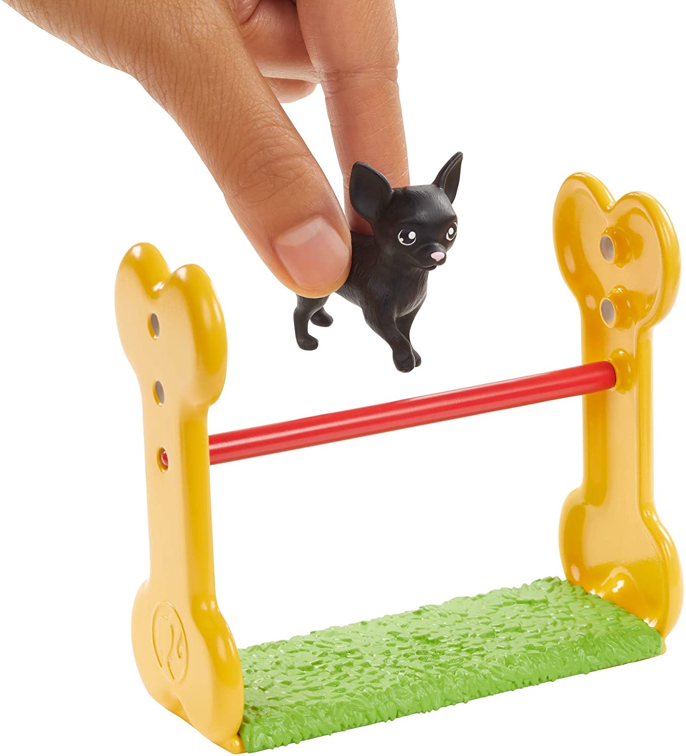Barbie Ken Dog Trainer Playset with Doll, 2 Dog Figures, Hoop Ring, Balance Bar, Jumping Bar - Image 2