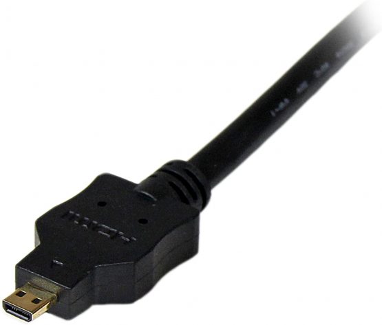 StarTech 1m Male to Male Micro HDMI to DVI-D Cable, Black - Image 2