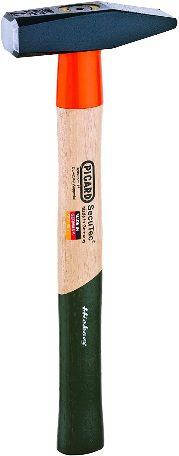 Picard 0001202-0600 600 g Hand/Riveting "SecuTec" Hammer - Brown/Black, 600g Schlosserhammer - Image 2