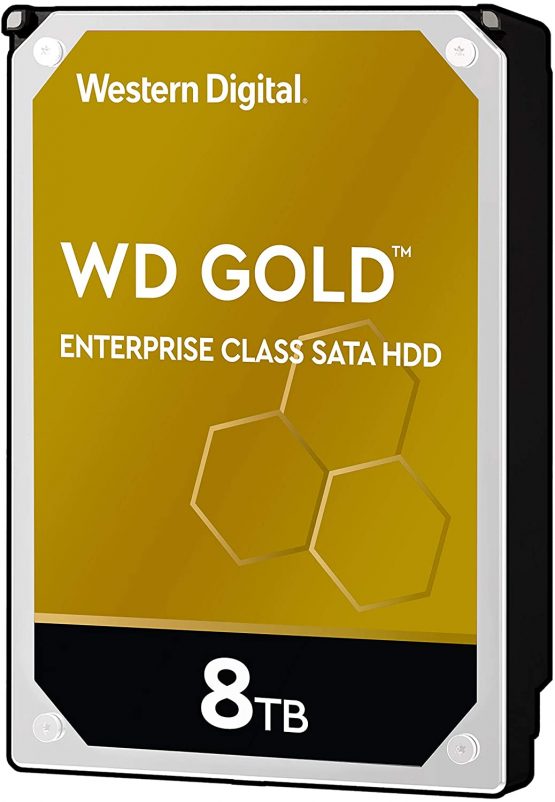 HDD Gold 8TB SATA 256MB 3.5"