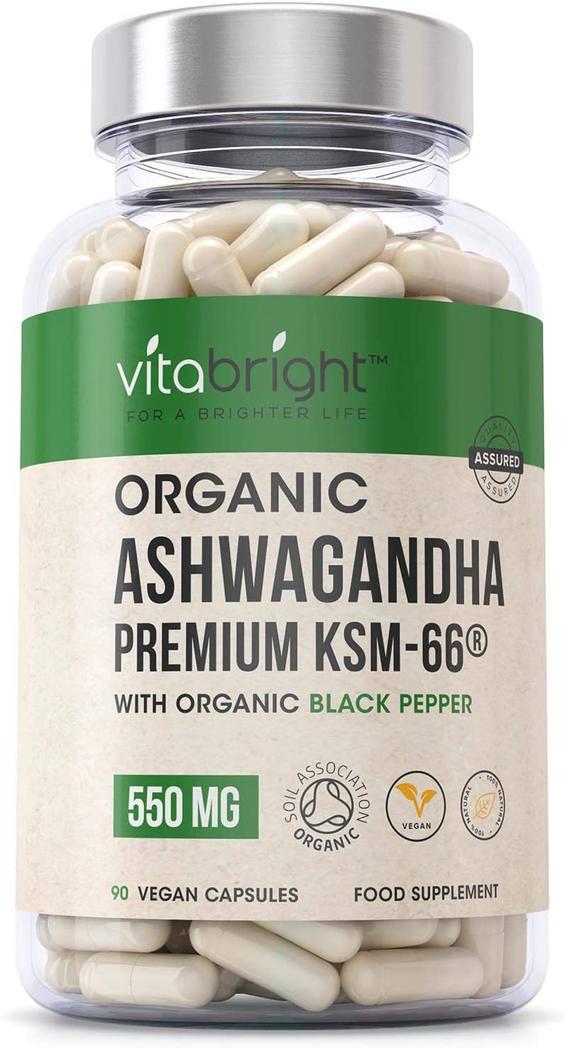 Ashwagandha KSM 66 Root Extract Capsules, 90 count (Pack of 1)