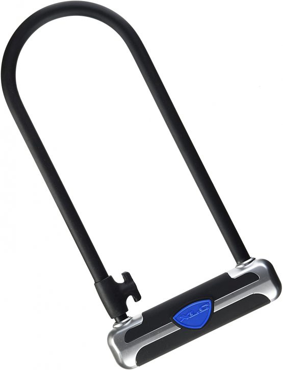 XLC Unisex - Adult LO-S05 Sundance & Cassidy III Shackle Lock - Black, Blue, White, 292 mm