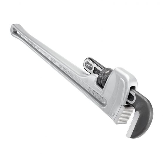 RIDGID 31105 Model 824 Aluminium Straight Pipe Wrench, 24-inch Plumbing Wrench - Image 3