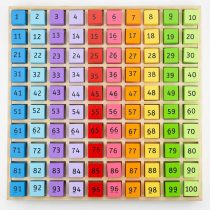 Bigjigs Toys Wooden Number Counting Tray | Wooden Toys | Maths Games | Wooden Board Game | Learning Resources | Board Games | Educational Toys | Teacher Supplies | Montessori Toys