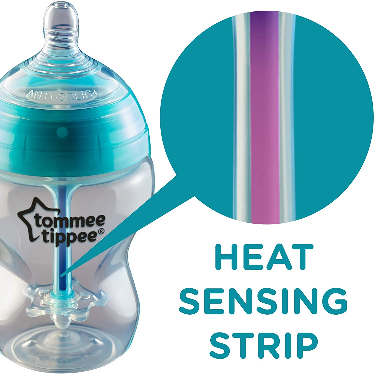 Tommee Tippee Closer to Nature Clear Baby Bottle, 260 ml, Pack of 1 - Image 4