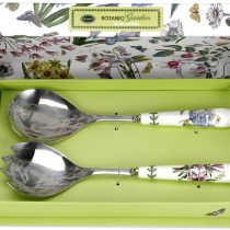 Portmeirion Home & Gifts Salad Server Pair, Porcelain, Multi-Colour, 3 x 3 x 25 cm
