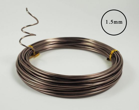 Grow A Bonsai Tree Anodized Aluminium Bonsai Training Wire 5-Size Starter Set - 1.0mm, 1.5mm, 2.0mm, 2.5mm, 3.0mm (147 Feet Total) - Choose Your Color (5 Sizes, Brown) - Image 3