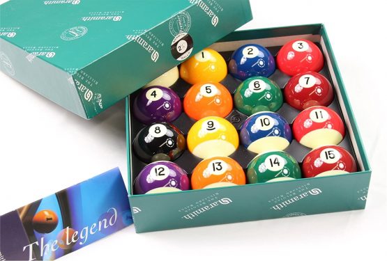 Aramith Premier Spots & Stripes 2-Inch Pool Balls with 1 7/8" White Cue Ball - Image 4