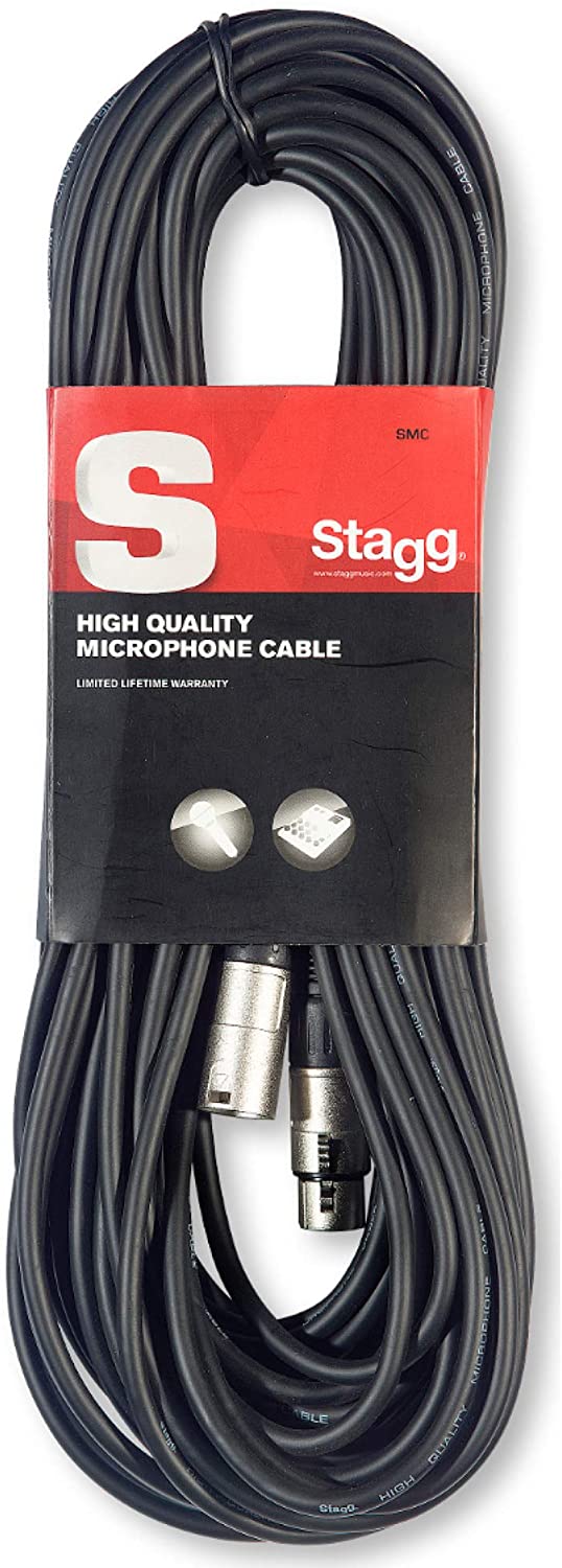 Stagg 15M / 50ft XLR to XLR Cable, 3-Pin Male to Female, Suitable for Microphone PA System, Audio Mixer, Studio Monitors - Image 3