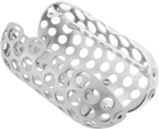 Boon Clutch Baby Dishwasher Basket, Sippy Cups, Baby Bottles and Baby Accessories Holder, Ideal Baby Shower Gift for New Parents, Baby Accessories for Parents to Be, Dishwasher Safe, Grey,B11356 - Image 2