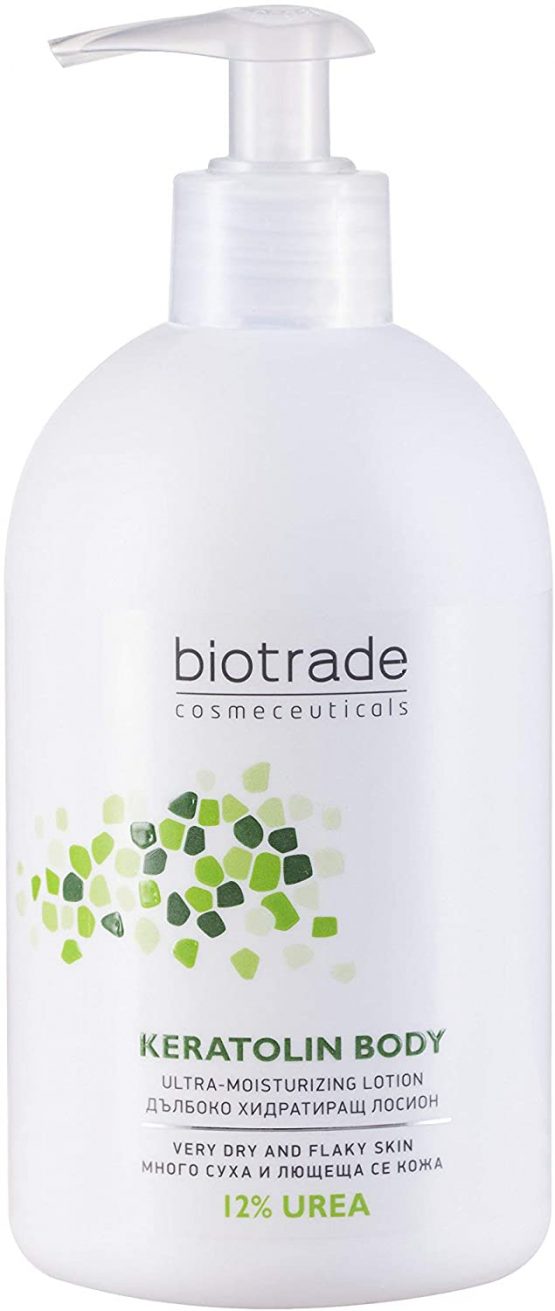 Biotrade Keratolin Body Lotion 400 ml, with 12 Percent Urea for Very Dry and Itching Skin, Soothes Itching, Deeply Hydrates the Skin
