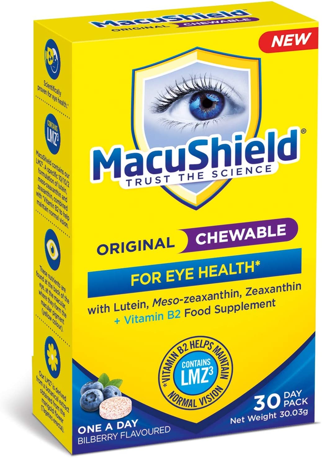 MacuShield Original Plus Chewable, 30 Day Pack, Eye Health Supplement* with Lutein - Image 2