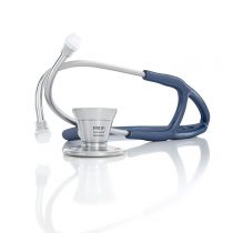MDF ProCardial Cardiology Stethoscope, Adult, Dual Head, Free-Parts-for-Life, MDF797 (Navy Blue/Silver, Titanium)