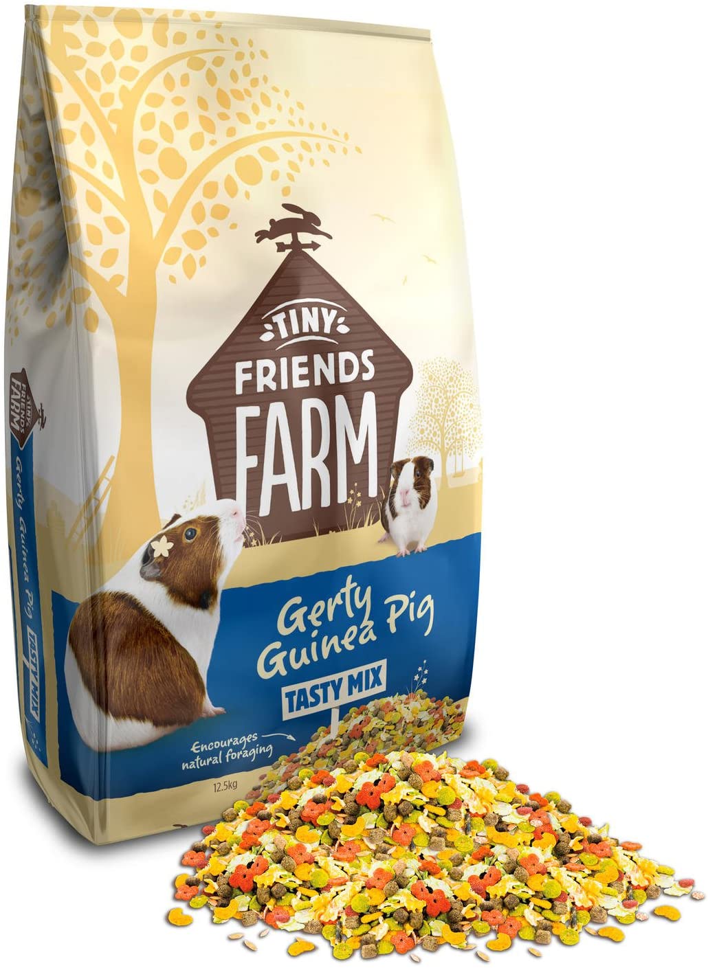 Supreme Tiny Friends farm Gerty Guinea Pig Tasty Mix, 12.5 kg, transparent, 12.5 kg (Pack of 1)