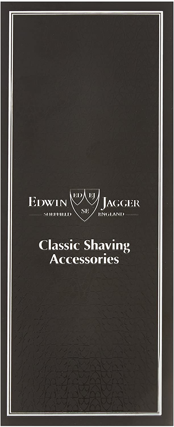 Edwin Jagger Super Badger Shaving Brush with Drip Stand - Medium, Imitation Ebony - Image 2