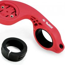 TUFF LUV Outfront Handlebar Mount for Wahoo (Elemnt/Bolt/Mini/ROAM) - Red