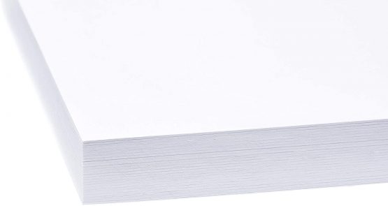 perfect ideaz 50 Sheets White Photo Card, A4 Size (8.27 x 11.69 in), Craft Paper, Dyed Through Sheets, Construction Paper in 300g /qm, Tinted Drawing Carton for Crafts, Quality Sheets - Image 4