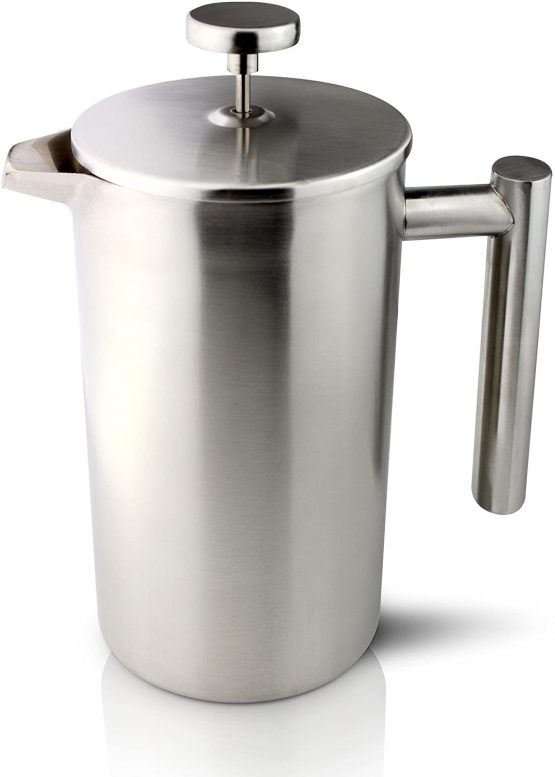 Café Olé CFD Cafetière, Stainless Steel, Satin, 3 Cup - Image 3