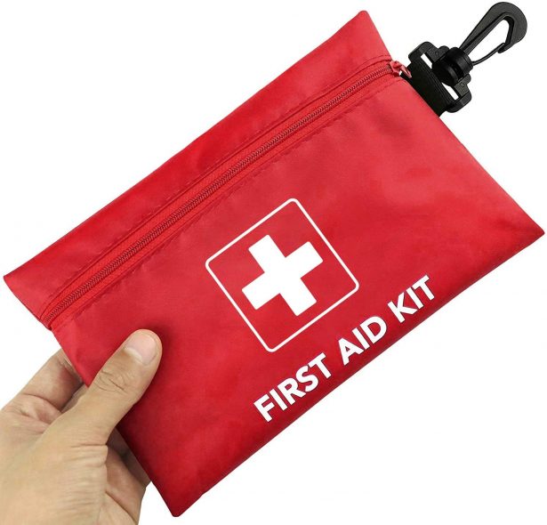 Risen Mini First Aid Kit 100 Pieces Compact Waterproof Small Medical