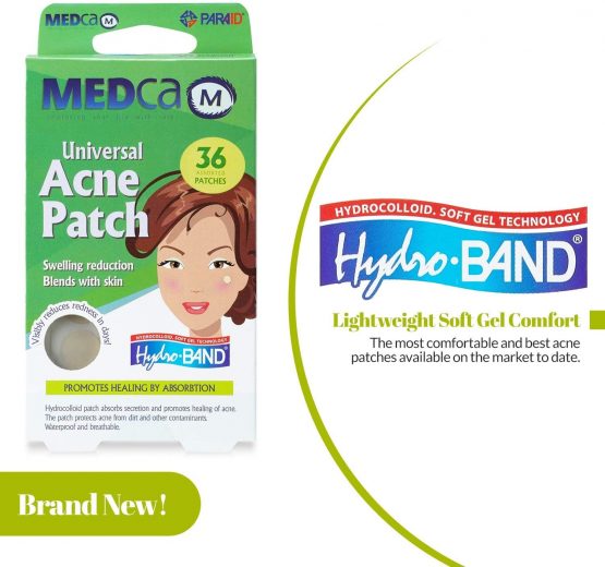 Acne Care Pimple Patch Absorbing Cover - Hydrocolloid Bandages (216 Count) Two Universal Sizes, Acne Spot Treatment for Face & Skin Spot Patch That Conceals Acne, Reduces Pimples and Blackheads - Image 4