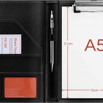 A5 Folder A5 Clipboard A5 Clipboard Folder Conference Folder A5 Clipboard Portfolio Folder A5 Pad Foldover Clipboard (Black)
