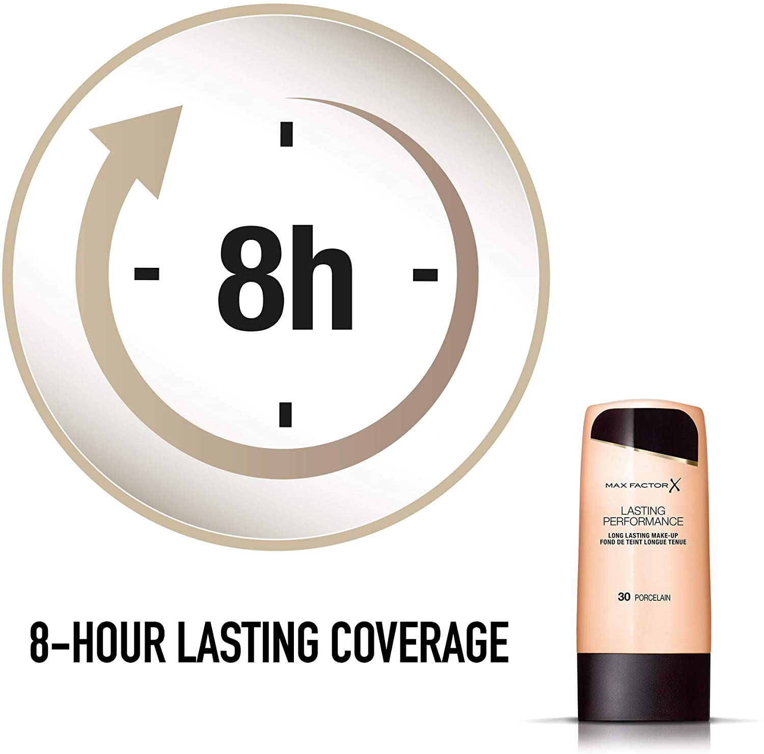 Max Factor Lasting Performance 30 Porcelain Foundation, 35 ml - Image 4