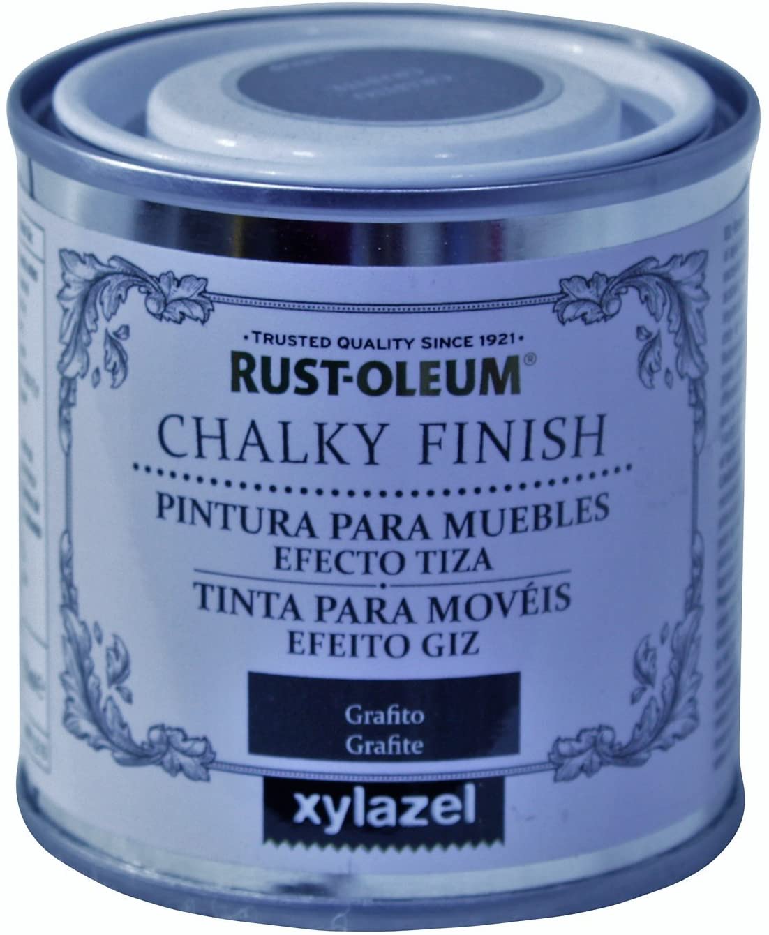 Rust-Oleum 4081308 Paint, Graphite, 125 ml, graphite grey, 125 ml (Pack of 1)