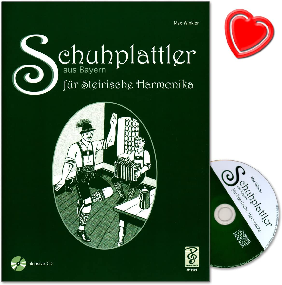 Schuhplattler from Bavaria for Styrian Harmonica, Fingerprint, Author Max Winkler