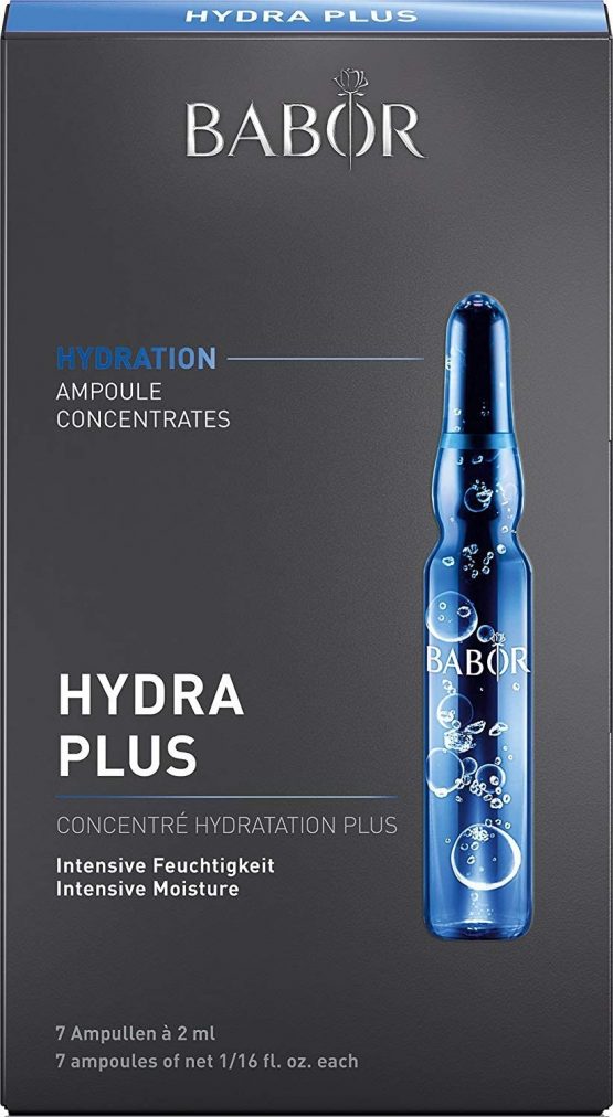 BABOR AMPOULE CONCENTRATES Hydra Plus, anti-aging hyaluronic acid serum, to plump & protect dry and dehydrated skin, 14ml