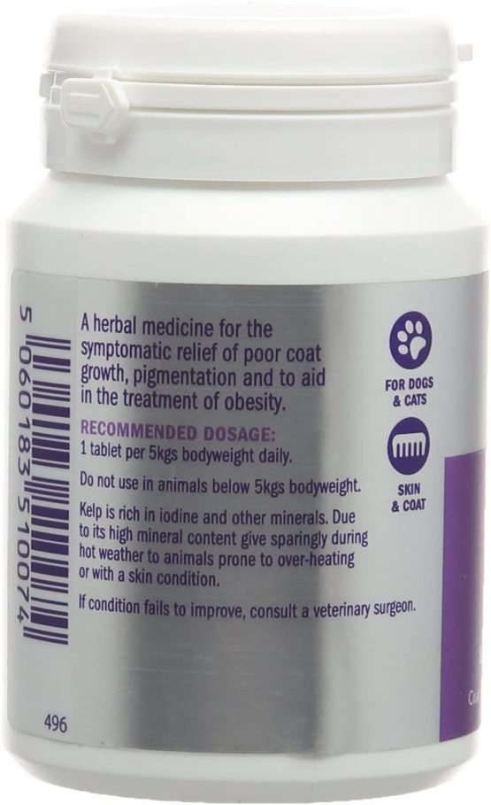 DORWEST HERBS Kelp Seaweed Tablets for Dogs and Cats 200 Tablets - Image 3