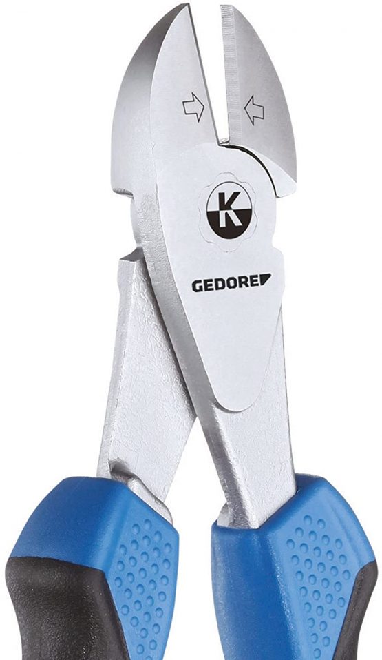 GEDORE Power Side Cutter for Hard Wire/Piano Wire to 2 mm Dia, 2C Grips, Hardened, Length 200 mm, 8316-200 JC - Image 2