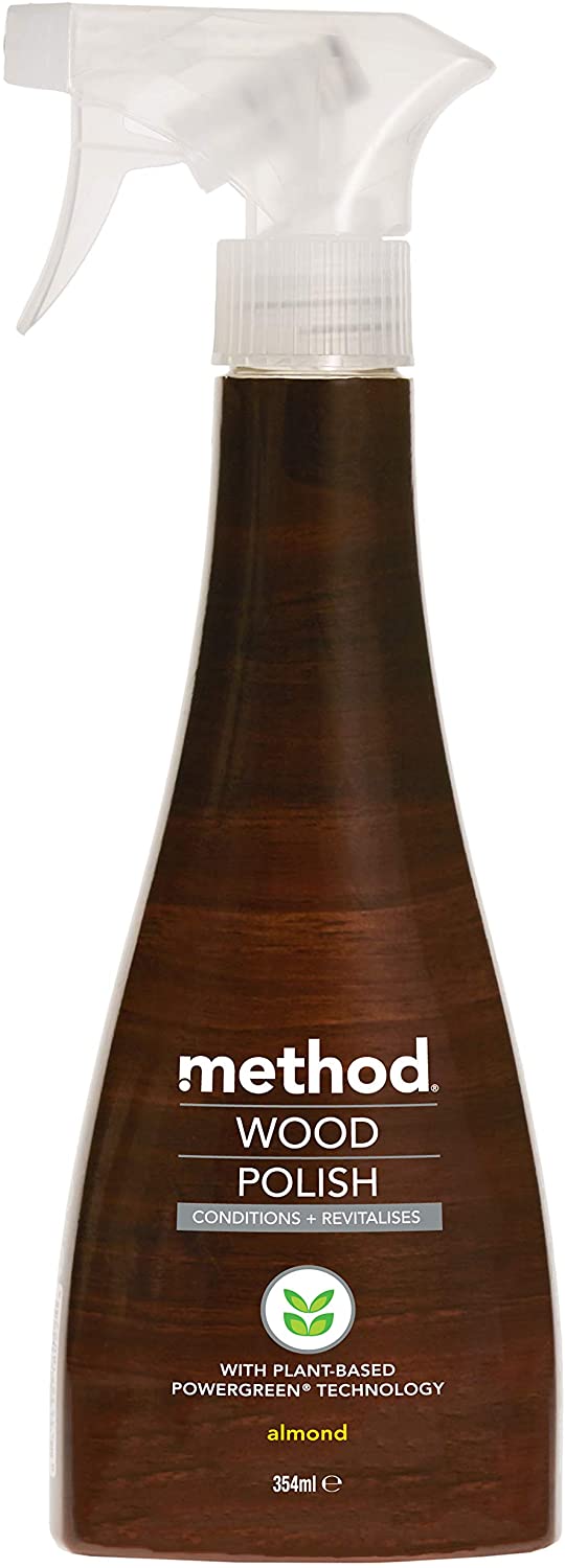 Method Wood Polish Spray, Floor Cleaner For Wood, Almond, 354 ml BigaMart