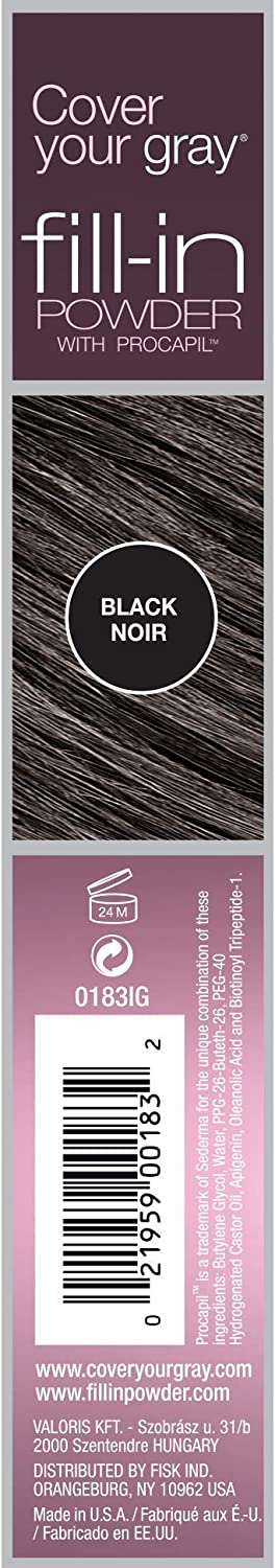 Cover Your Gray Fill-In Powder Hair Color w/Procapil - Black - Image 3