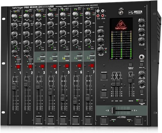 Behringer DX2000USB Professional 7 Channel DJ Mixer with INFINIUM 'Contact-Free' VCA Crossfader and USB/Audio Interface - Image 2